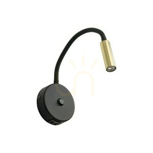 Lagos Black/Gold Nástěnná lampa 1 Usb small 3