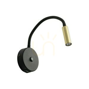 Lagos Black/Gold Nástěnná lampa 1 Usb small 4