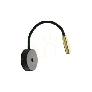 Lagos Black/Gold Nástěnná lampa 1 Usb small 5