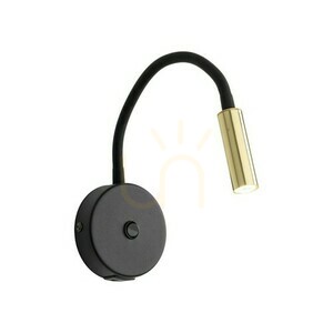 Lagos Black/Gold Nástěnná lampa 1 Usb small 6