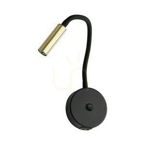 Lagos Black/Gold Nástěnná lampa 1 Usb small 8