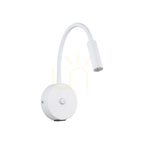 Kontrola Lagos Bílá nástěnná lampa 1 Usb