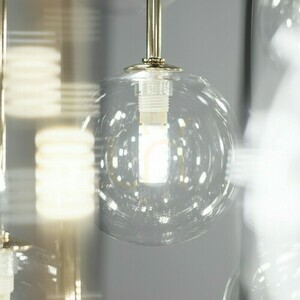Průhledná závěsná lampa Aurora 16 small 5