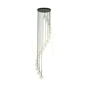 Průhledná závěsná lampa Aurora 16 small 8