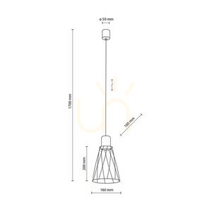 Závěsná lampa Modesto Wood Pine 1 small 6