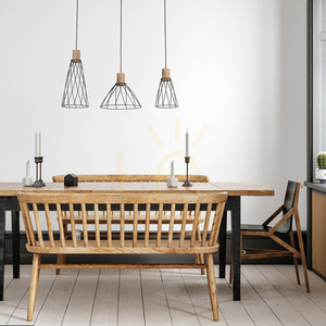 Závěsná lampa Modesto Wood Pine 3 small 2