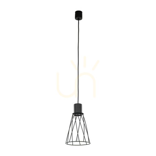 Kontrola Černá závěsná lampa Modesto 1