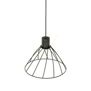 Černá závěsná lampa Modesto 1 small 2