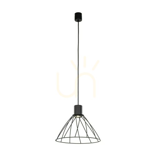Kontrola Černá závěsná lampa Modesto 1