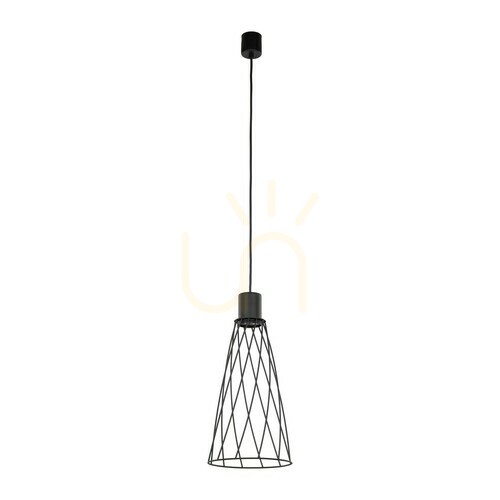 Kontrola Černá závěsná lampa Modesto 1