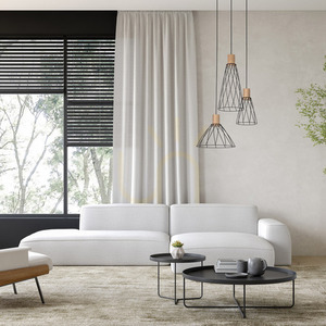 Závěsná lampa Modesto Wood Pine 3 Circle small 3