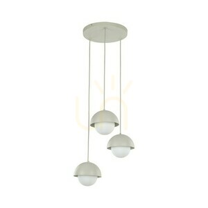 Béžová závěsná lampa Bono 3 small 0