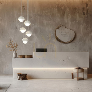 Béžová závěsná lampa Bono 5 small 2