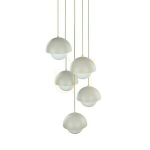 Béžová závěsná lampa Bono 5 small 3