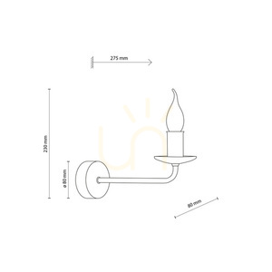 Limal Béžová nástěnná lampa 1 small 5