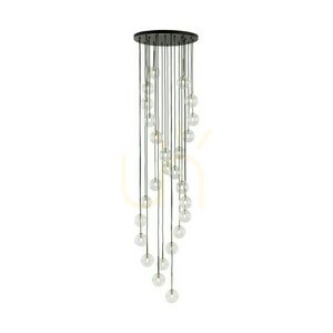 Průhledná závěsná lampa Aurora 26 small 7