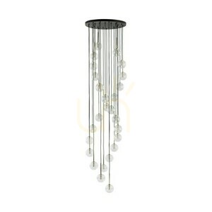 Průhledná závěsná lampa Aurora 26 small 0