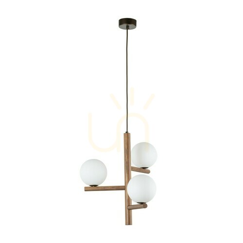 Kontrola Závěsná lampa Estera Wood Walnut 3