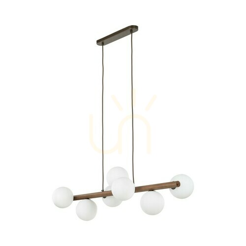 Kontrola Závěsná lampa Estera Wood Walnut 7