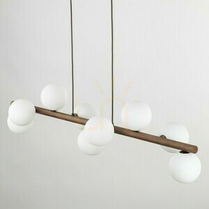 Závěsná lampa Estera Wood Walnut 9 small 4