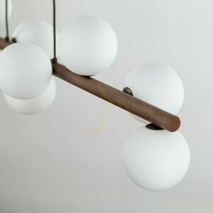 Závěsná lampa Estera Wood Walnut 9 small 5