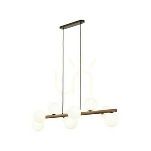 Závěsná lampa Estera Wood Walnut 9 small 8