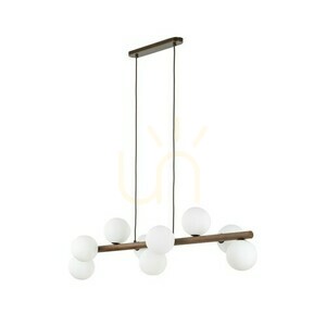 Závěsná lampa Estera Wood Walnut 9 small 0