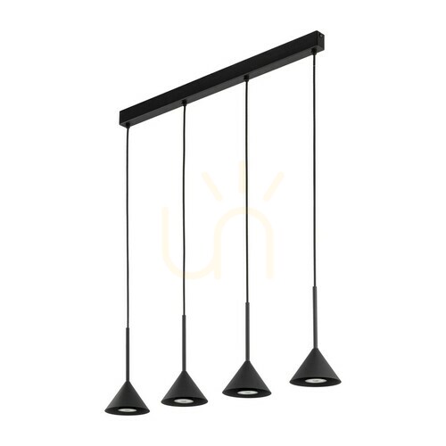 Kontrola Cono Mini černá závěsná lampa 4