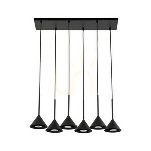 Cono Mini černá závěsná lampa 6 small 15