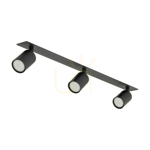 Kontrola Nex Black 3 Xgu10 Stropní svítidlo pro vestavnou montáž