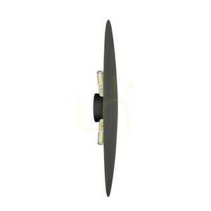 Kamenná černá nástěnná lampa 3 small 4