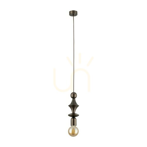 Kontrola Hnědá závěsná lampa Tower 1 Xe27