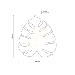 Nástěnná lampa Monstera Xl Sabia 4 small 7