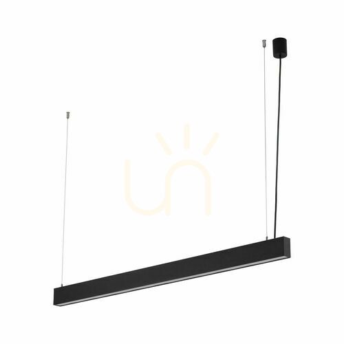 Kontrola Luxusní černá závěsná lampa Cct.