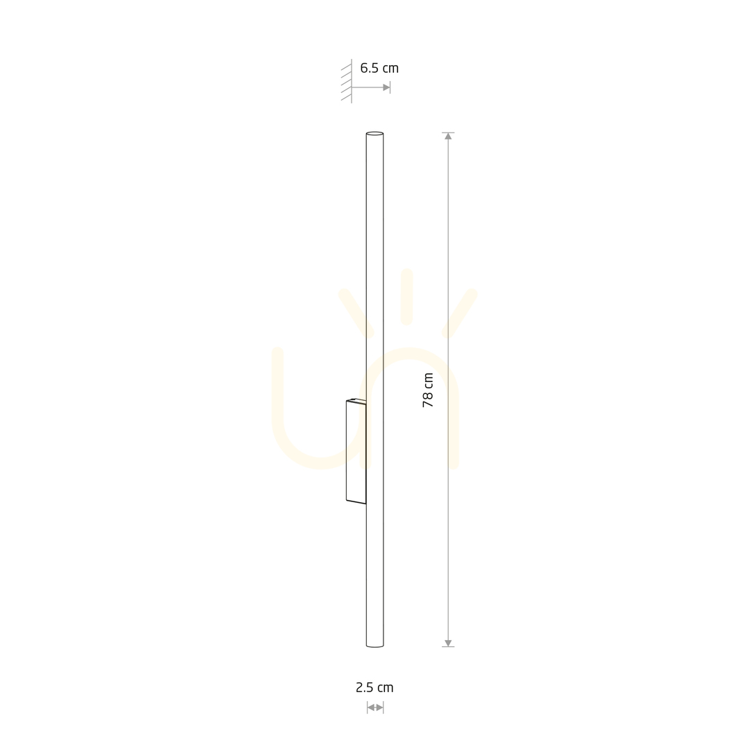 Pohled Nástěnné svítidlo LASER WALL L 11812 Nowodvorski Nástěnné svítidlo LASER WALL L 11812 Nowodvorski