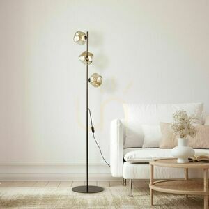 Hnědá stojací lampa Lava 3 Xg9 small 1