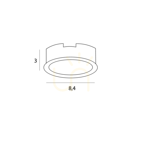 Kontrola Zapuštěné svítidlo Max Light Spilio H190.01 bílé hliníkové 8,4 cm
