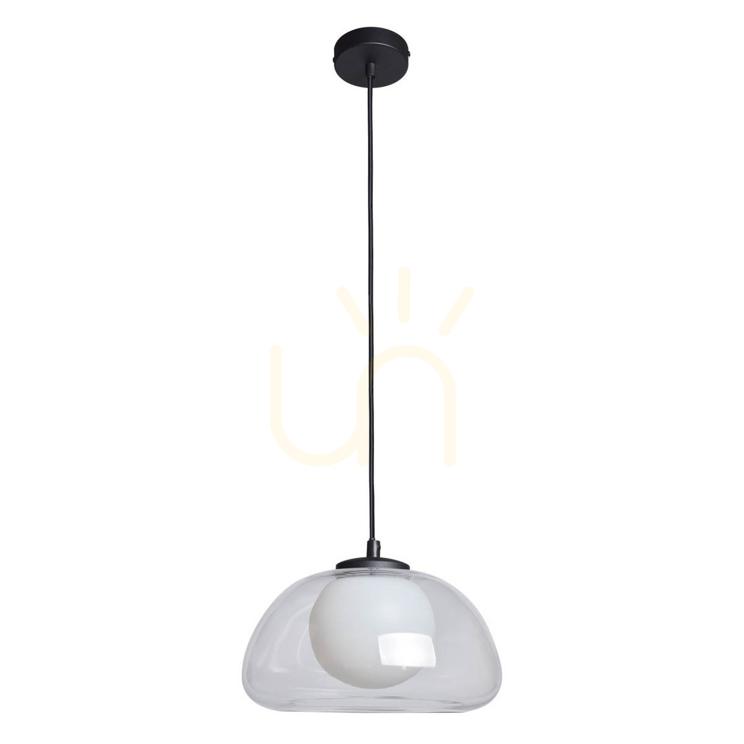 Kontrola Závěsné svítidlo Italux Ainale černé G9 PND-54637-1-BK-CL Závěsné svítidlo Italux Ainale černé G9 PND-54637-1-BK-CL