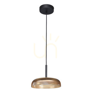 Závěsná LED lampa Italux Colle žlutá 12W 1500 lm PND-48529-BK-YLL small 0