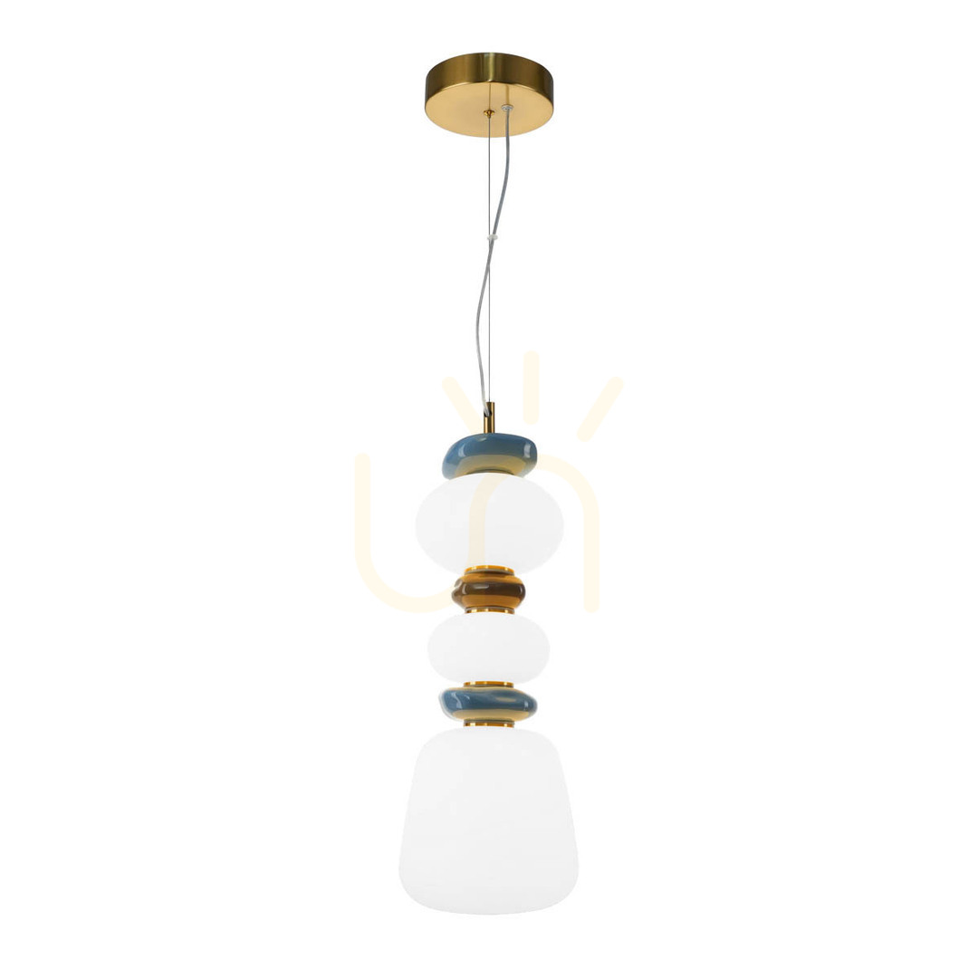Kontrola Závěsná LED lampa Italux Evans zlatá PND-94981V-3B-GD Závěsná LED lampa Italux Evans zlatá PND-94981V-3B-GD