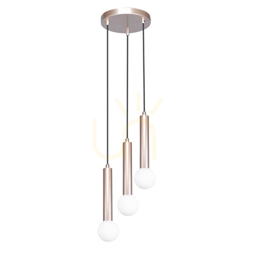 Kontrola Závěsné svítidlo Italux Filano 3x G9 opálové sklo hnědé PND-33574-3-CF