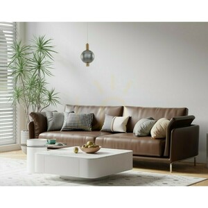 Závěsné LED svítidlo Italux Lenti, zlaté s kouřovým sklem, 15 cm, PND-83631-1-BRO-SG small 1