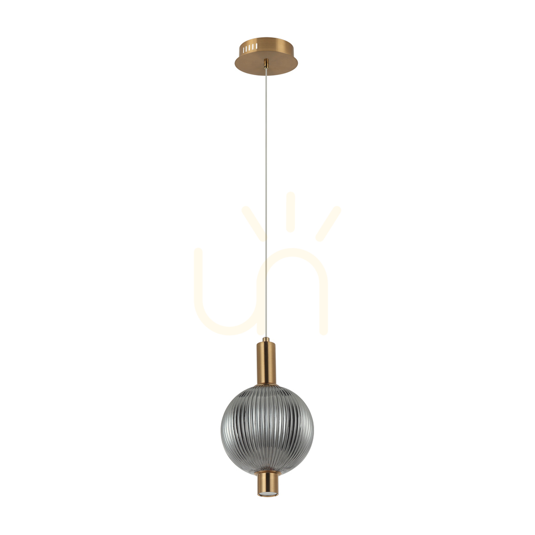 Kontrola Závěsné LED svítidlo Italux Lenti kouřové zlaté 7W PND-83631-1-BRO-SG Závěsné LED svítidlo Italux Lenti kouřové zlaté 7W PND-83631-1-BRO-SG