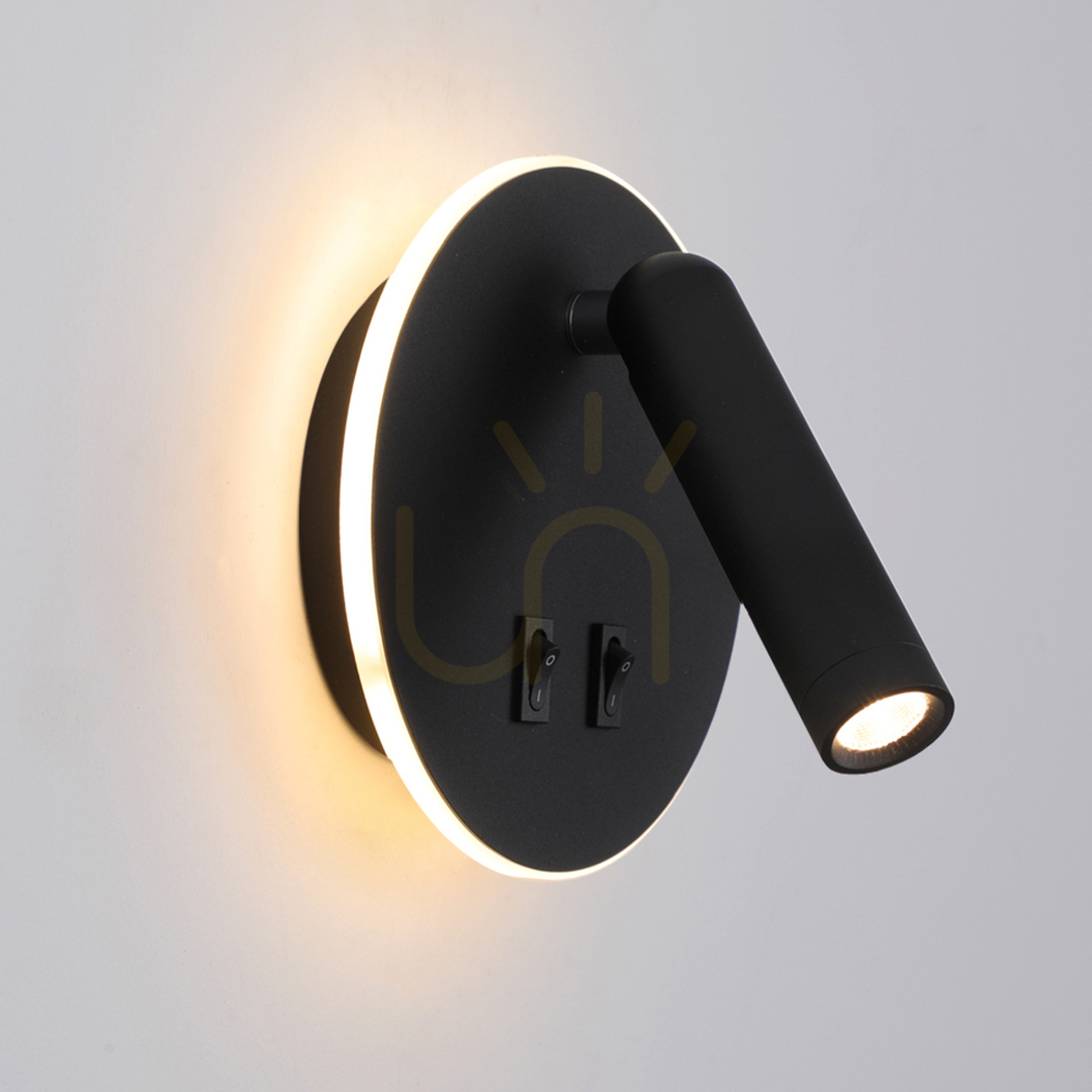Kontrola Nástěnné LED svítidlo Italux Furla černé 8W 3000K WL-53742-1-BK Nástěnné LED svítidlo Italux Furla černé 8W 3000K WL-53742-1-BK