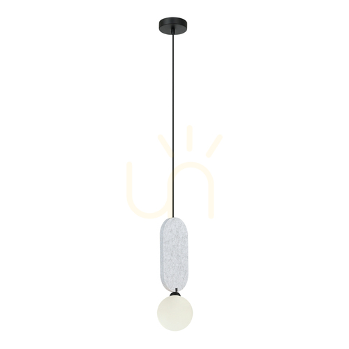 Kontrola Závěsné světlo Italux Lorenzo G9 šedé PND-59815-1-LGR