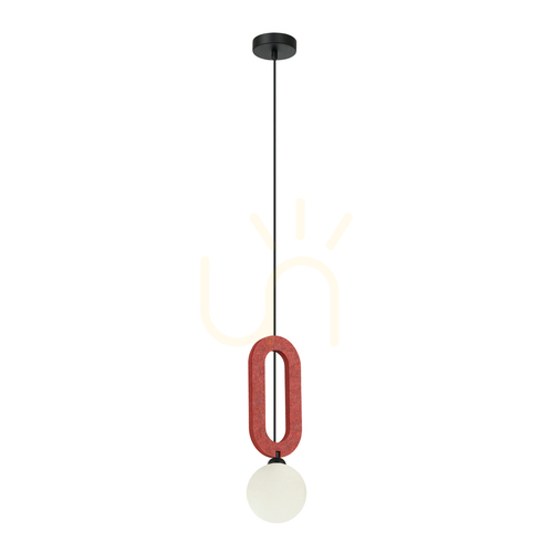 Kontrola Závěsné svítidlo Italux Masso G9 červené PND-59839-1-RED