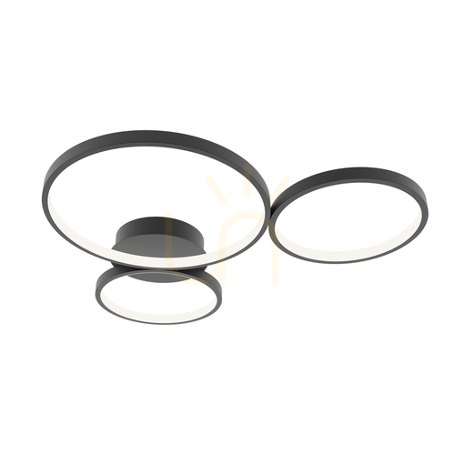Kontrola Plafon Italux Maver LED černý 3xLED 40W 61,2 cm SPL-20452-3-BK