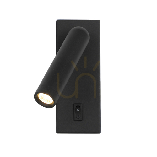 Kontrola Nástěnné LED světlo Italux Nova černé 2,5W WL-46376-1-BK