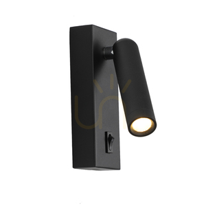Nástěnné LED světlo Italux Nova černé 2,5W WL-46376-1-BK small 2