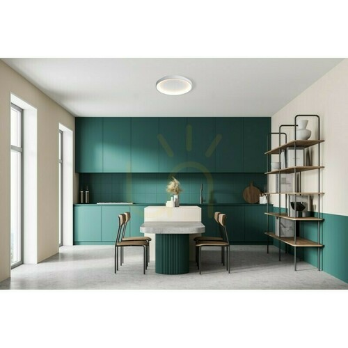 Kontrola Bílé stropní LED svítidlo Italux Raden 58 cm CLN-3151-M-WH